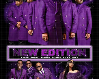 The New Edition Way Tour 2026 PNG File, Concert NE Digital Download, Ready to Print