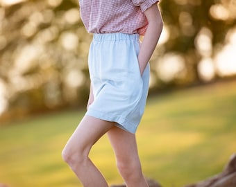 Everyday Kids Shorts Sewing Pattern: Gender Neutral Clothes (PDF Pattern, Sizes 2T-16Y)