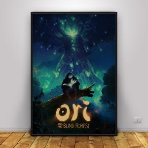 Ori and the Blind Forest Poster | Naru Wandkunst | Wohnkultur | Kraftpapier Druck | Geschenk Poster | Spiel-Poster