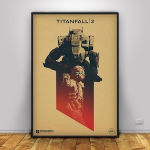 Titanfall Poster | Jack Cooper Wall Art | Home Decor | Kraft Paper Print | Gift Poster | Game Poster