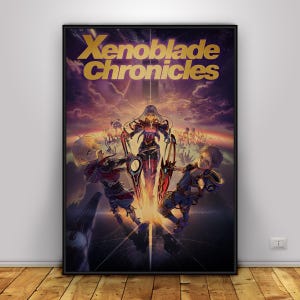 Xenoblade Chronicles Poster | Shulk Wall Art | Home Decor | Kraft Paper Print | Gift Poster | Game Poster