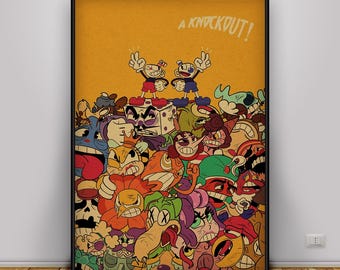 カップヘッド キング ダイス シャドーボックス アート - Etsy 日本