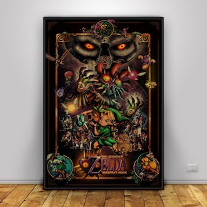 Poster di The Legend of Zelda / Poster da parete di Breath of the Wild / Decorazioni per la casa / Stampa su carta kraft / Poster regalo / Poster del gioco