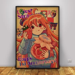 Celeste Poster | Madeline Wall Art | Home Decor | Kraft Paper Print | Gift Poster | Game Poster