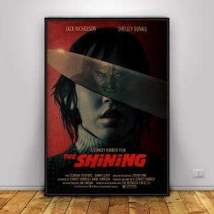 Poster di Shining / Arte murale di Jack Torrance / Decorazioni per la casa / Stampa su carta kraft / Poster regalo / Poster del film
