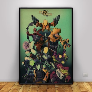 Risk of Rain Poster | Commando Wall Art | Home Decor | Kraft Paper Print | Gift Poster | Game Poster