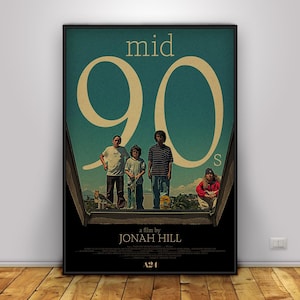 Poster di metà anni '90 / Arte murale di Stevie / Arredamento per la casa / Stampa su carta kraft / Poster regalo / Poster del film