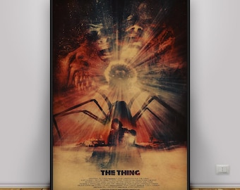 遊星からの物体X (1982) ポスター アメリカのSFホラー映画 装飾アート