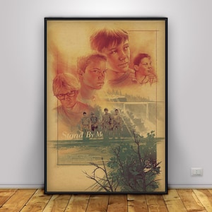 Stand by Me Poster | Wil Wheaton Wall Art | Home Decor | Kraft Paper Print | Gift Poster | Movie Poster