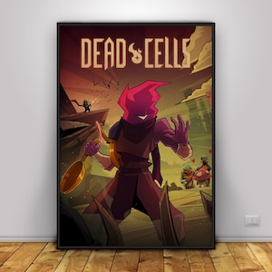 Affiche de cellules mortes | Art mural Le décapité | Décoration d'intérieur | Impression sur papier kraft | Poster cadeau | Affiche du jeu