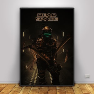 Poster di Dead Space / Arte murale di Isaac Clarke / Decorazione per la casa / Stampa su carta kraft / Poster regalo / Poster del gioco