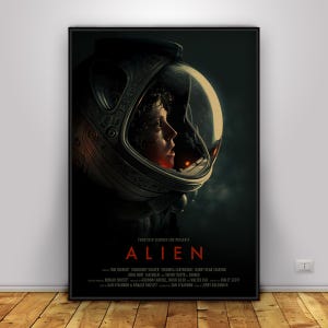Poster di Alien / Ripley Wall Art / Decorazioni per la casa / Stampa su carta kraft / Poster regalo / Poster del film