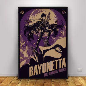 Bayonetta Poster | Cereza Wall Art | Home Decor | Kraft Paper Print | Gift Poster | Game Poster