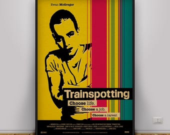 トレインスポッティング プリント | トイレシーン ユアン・マクレガー