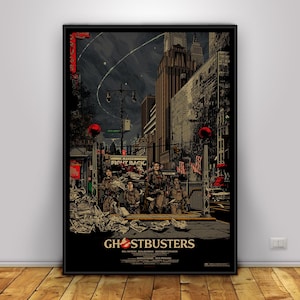 Ghostbusters Poster | Peter Venkman Wall Art | Home Decor | Kraft Paper Print | Gift Poster | Movie Poster