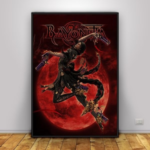 Poster di Bayonetta / Arte murale Cereza / Decorazioni per la casa / Stampa su carta kraft / Poster regalo / Poster del gioco