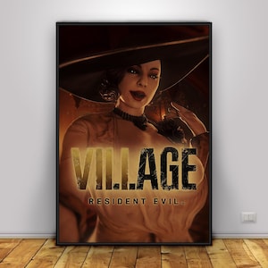 Resident Evil Village Poster | Alcina Dimitrescu Wall Art | Home Decor | Kraft Paper Print | Gift Poster | Game Poster