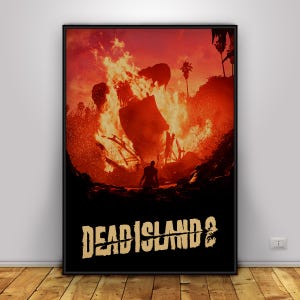 Poster di Dead Island / Gioco di sopravvivenza / Decorazione per la casa / Stampa su carta kraft / Poster regalo / Poster del gioco