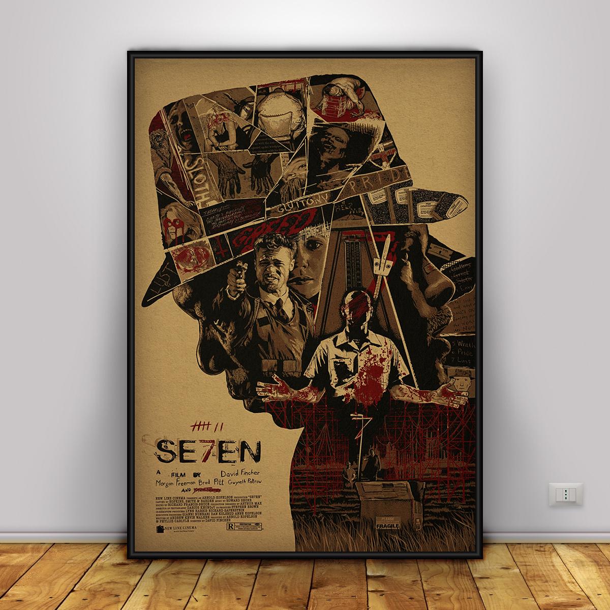 セブン　USオリジナル映画ポスター Se7en movie poster - Etsy 日本
