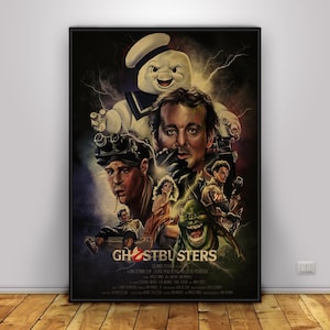 Ghostbusters Poster | Peter Venkman Wall Art | Home Decor | Kraft Paper Print | Gift Poster | Movie Poster