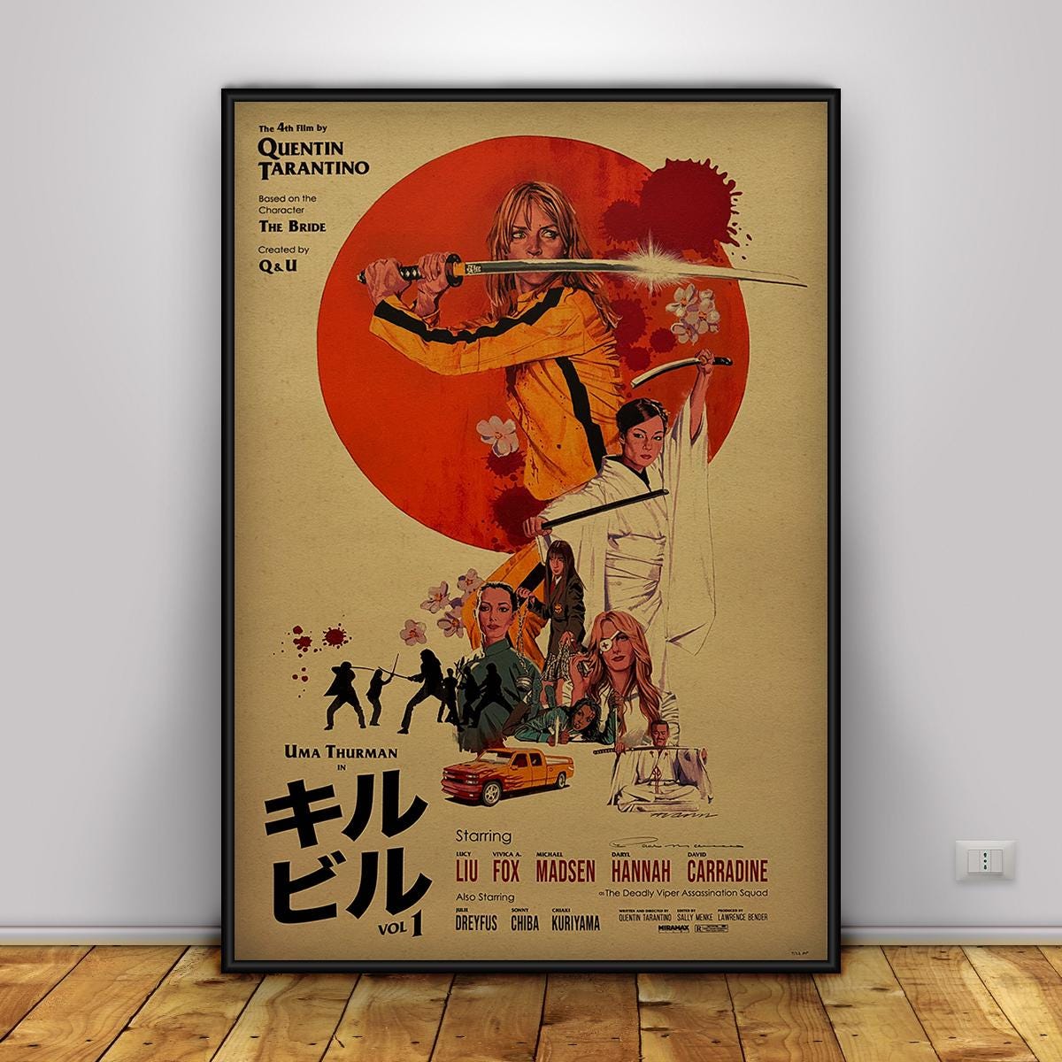 キル・ビルのポスター | タランティーノ映画ウォールアート | ホーム