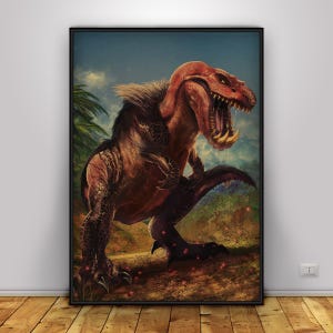 Monster Hunter Poster | MHW Wall Art | Home Decor | Kraft Paper Print | Gift Poster | Game Poster