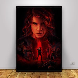 Control Poster | Jesse Faden Wall Art | Home Decor | Kraft Paper Print | Gift Poster | Game Poster