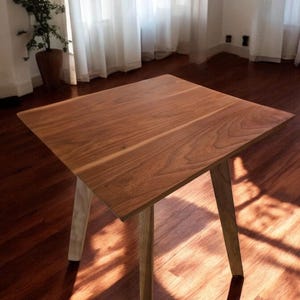 Handcrafted Mid-Century Modern End Table or Side Table