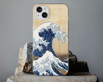 Hokusai Wave Phone Case - Japanische Kunst, minimalistisches Design