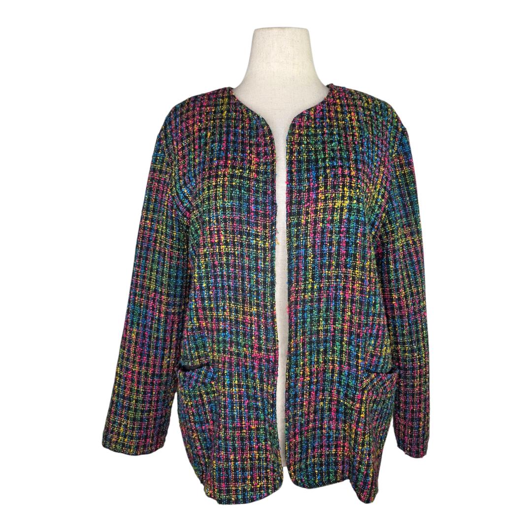 ジャケット・アウター ALUDE no color rainbow lame tweed jacket ジャケット・アウター ALUDE no color rainbow lame tweed jacket