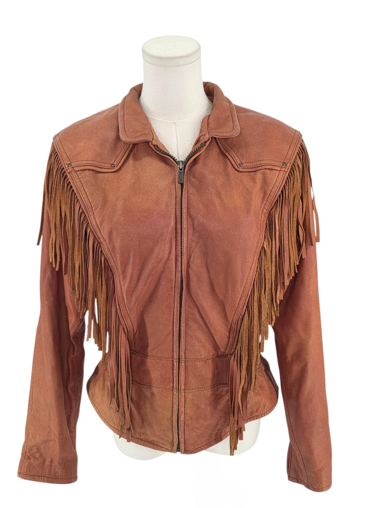 90s Leather Jacket - Etsy