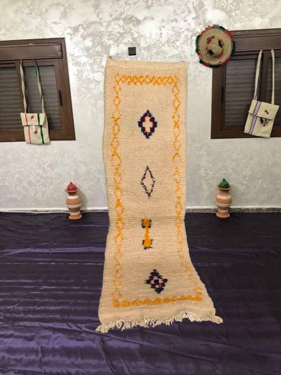 morocco rug berber yellow colour,amazing tapis moroccon rug,multicolored rug runner