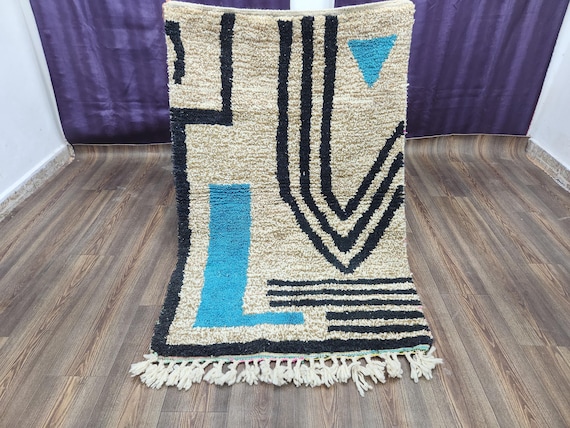 Handmade Moroccan Rug - Bohemian Style Home Decor