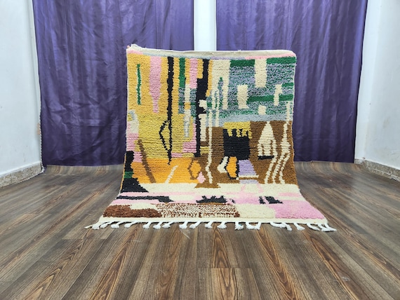 Textured Area Rug - Soft Feel, Neutral Colors