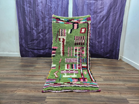 Artisan-Made Berber Rug - Cozy Handcrafted Morrocan Interiors Accent