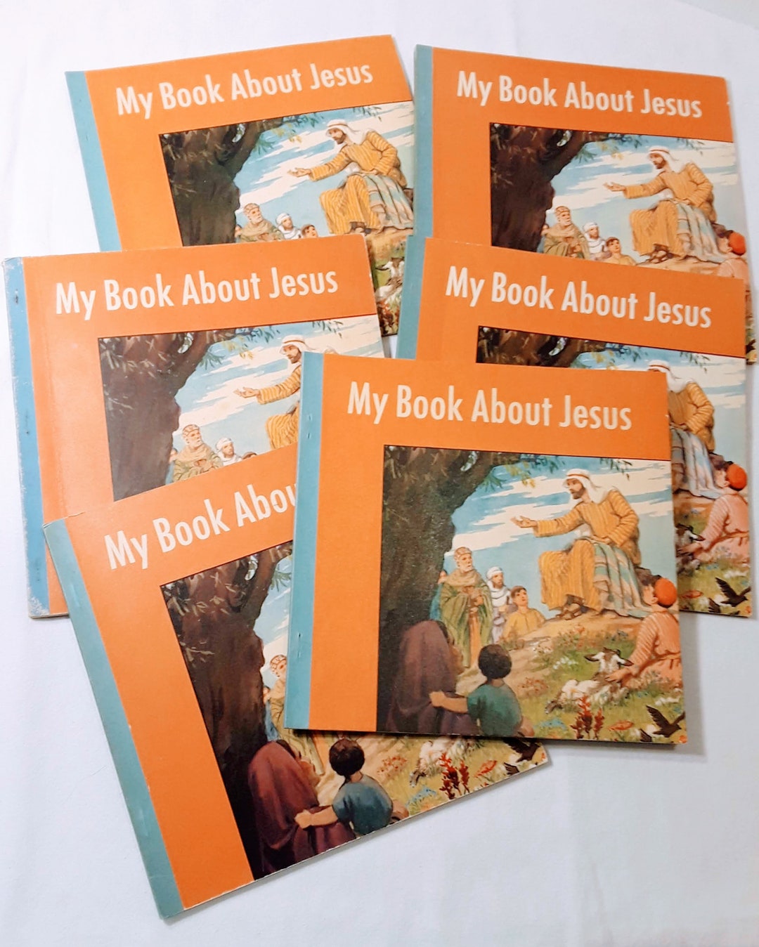 My Book About Jesus / 1949 Soft Cover Book / Ester Freivogel / Margaret