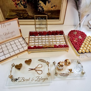 Engagement tray Kiz Isteme set