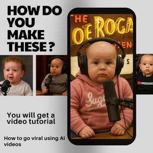 How to Guide Step by Step: How to Make Viral Videos like Ai Baby podcast (Exact Method Inside) &#39;You will get a video tutorial&#39;