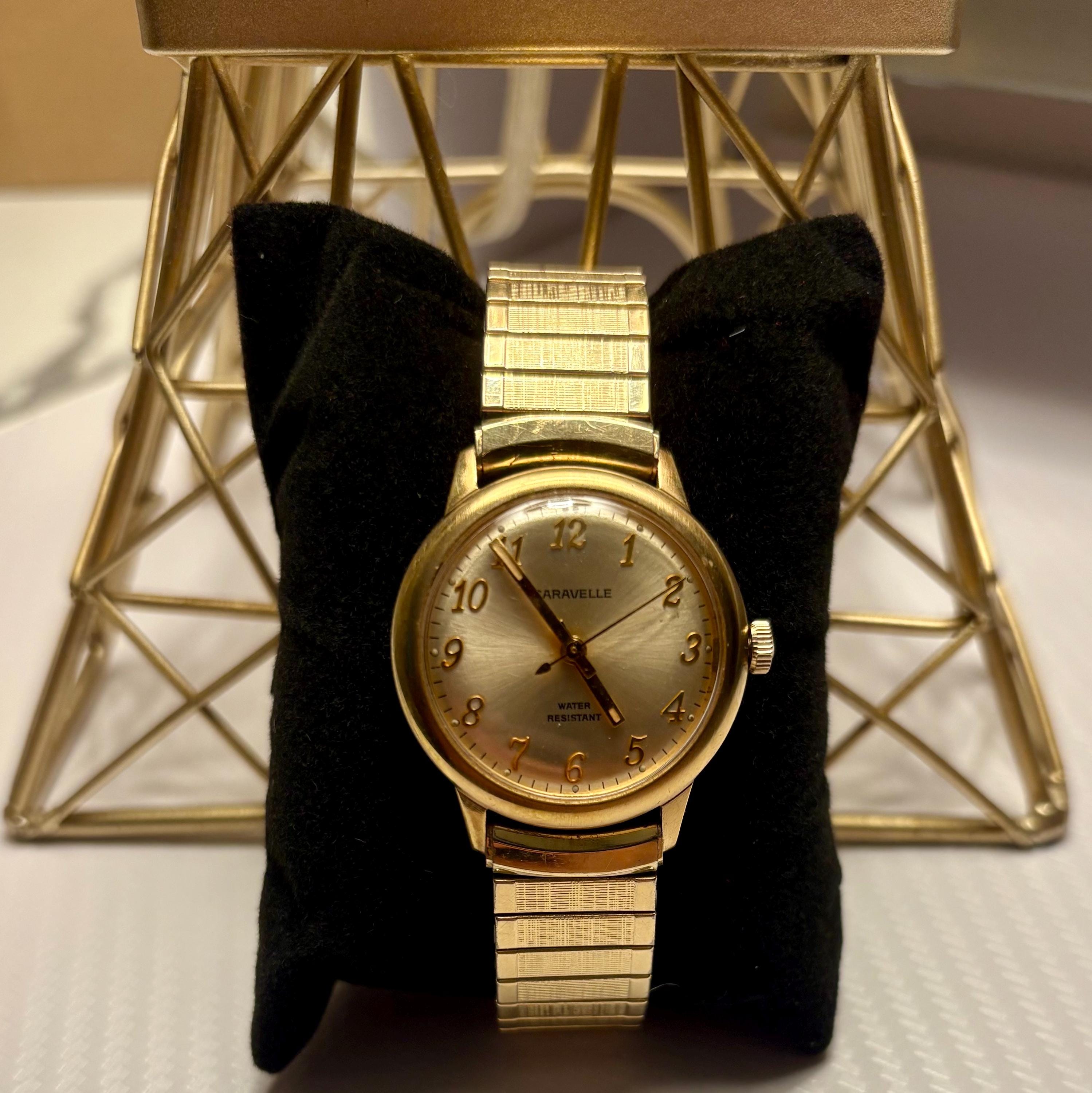 Vintage Gold Wind-Up Cocktail Watch with Satin Pink Band Wind up Womens Watches - Etsy main image 2