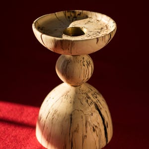 Scandinavian hornbeam candle holder, wood candle sticks, rustic candle holder, farmhouse decor, wooden candlesticks, gift for parents