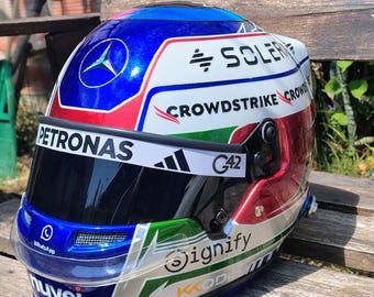Kimi Antonelli 2025 Helmet Replica Mercedes AMG Petronas F1 | F1 Replica Helmet | Fan Gift | Racing Helmet | Collectible Decoration
