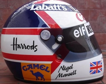 Nigel Mansell's helmet - Renault team 1992 - Formula 1
