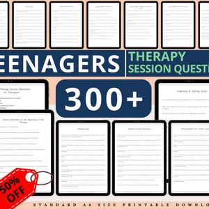Preguntas para sesiones de terapia para adolescentes: Más de 300 sugerencias de asesoramiento (Descargar PDF)
