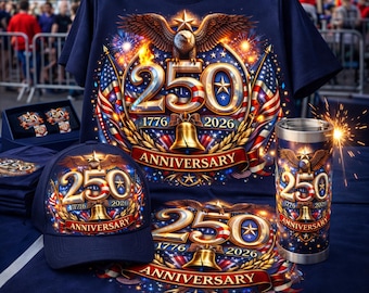 PNG del 250.º aniversario de EE. UU., 1776-2026, emblema de América 250, semiquincentenario, PNG del 4 de julio