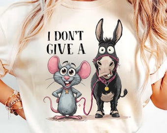 Me importa un bledo el sarcasmo PNG, burro gracioso PNG, camiseta sarcástica, diseño de camisetas divertidas de tendencia, descarga digital, clipart de sublimación