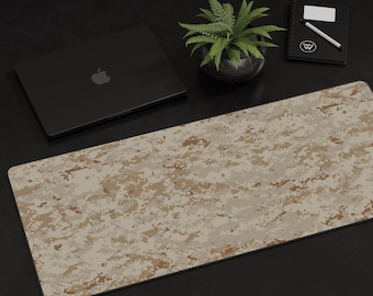 MARPAT Desert Camo Desk Mat - Large 16x35in