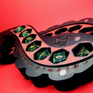 Personalized Cthulhu Dice Box: Lovecraftian RPG Dice Case