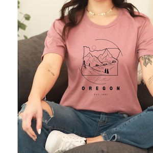 Portland Oregon t-shirt, PNW Tee, Oregon Pride, Personalized Portland Gift, Pacific Northwest tshirt, Portland t-shirt, Oregon state tshirt