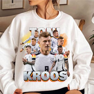 Toni Kroos Germany National Team Bootleg Design Sweatshirt, Football Sweatshirt, Kroos Sweatshirt, Bayern, Germany, Real Madrid