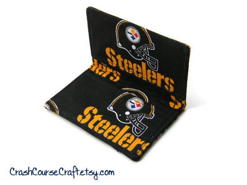 Pittsburgh Steelers Wallet NFL Choose your Color business | Etsy